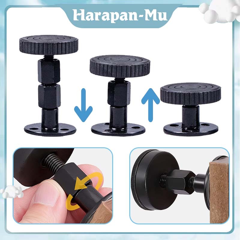 4 Pcs Penahan Kasur Tempat Tidur / Penahan Risbang Tempat Tidur Kulkas Lemari / Ganjalan Furnitur Ke