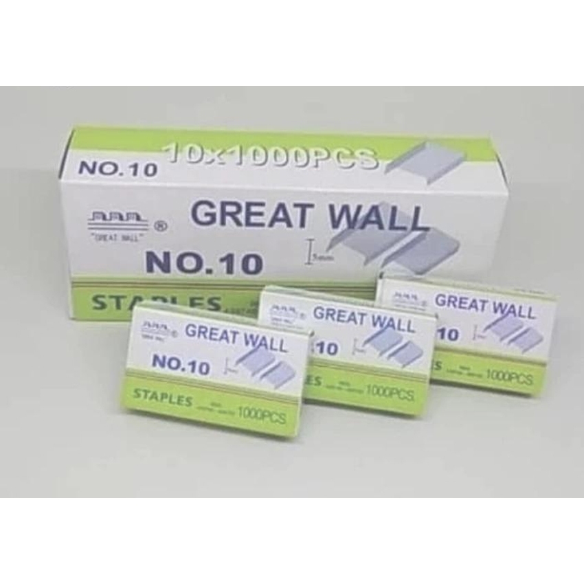 

GREAT WALL GreatWall isi staples stapler no 10 5mm refill refil