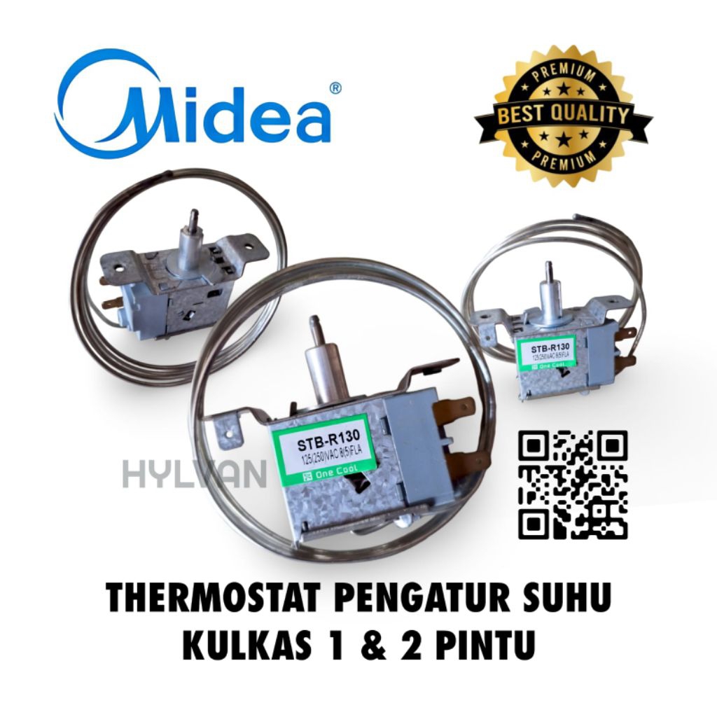 THERMOSTAT PENGATUR SUHU KULKAS 1 & 2 PINTU MIDEA