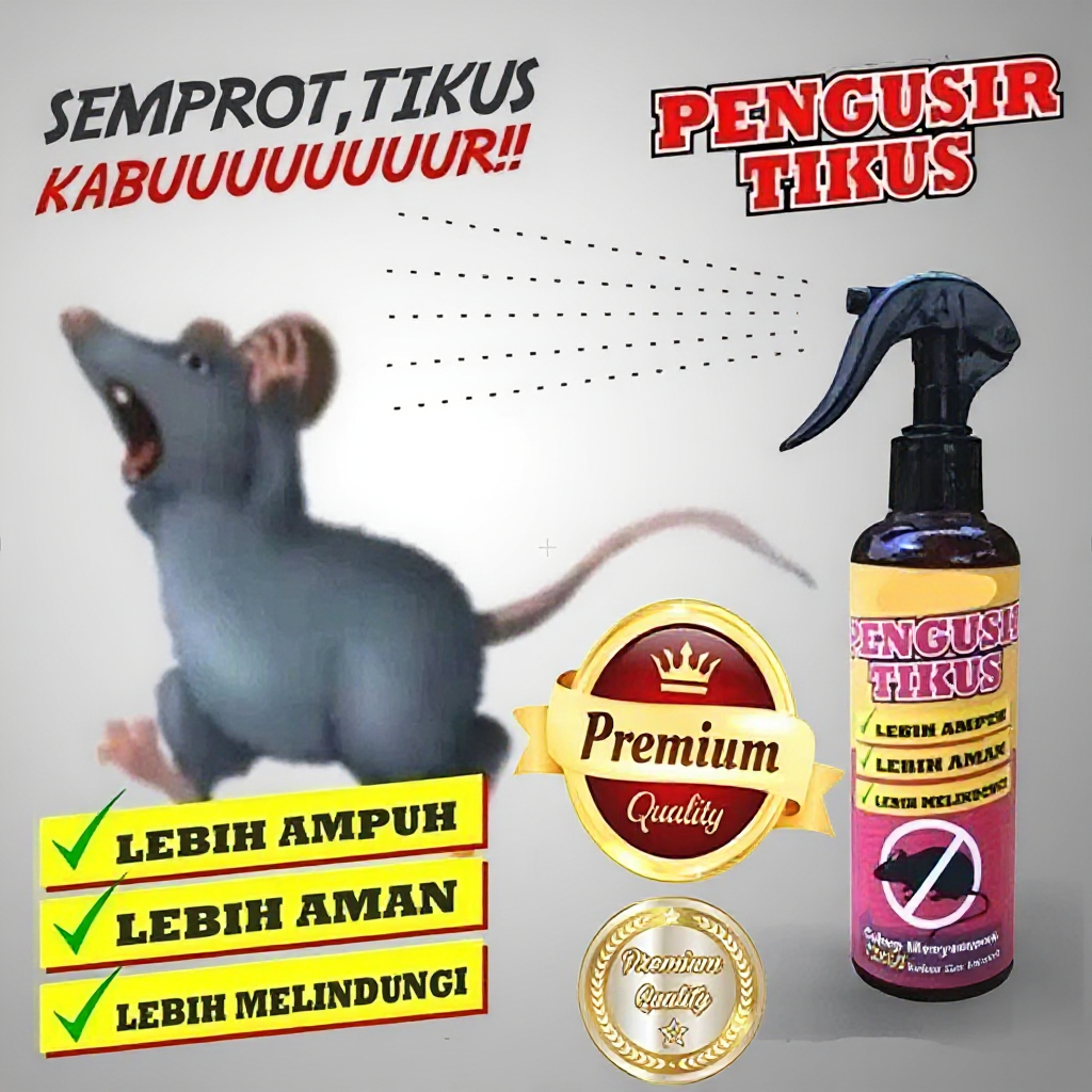 Pengusir Tikus/ Rat Repellent Parfum Tikus/ Anti Tikus RatSpray 250ml - PENGUSIR TIKUS