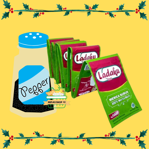 

LADAKU Merica Bubuk Lada Premium untuk Masakan Sedap, Kemasan Praktis