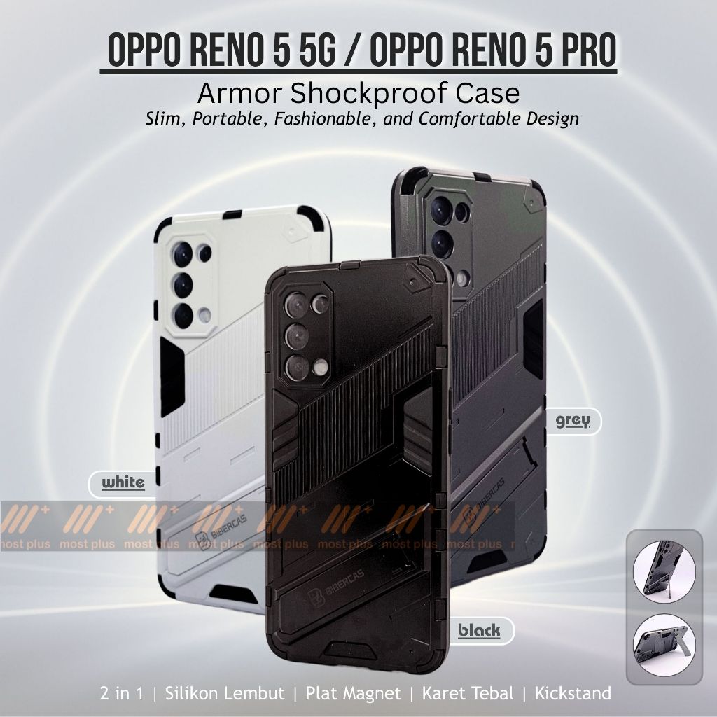 OPPO RENO 5 5G / OPPO RENO 5 PRO CASING ARMOR SHOCKPROOF CASE COVER OPPO RENO5 5G / OPPO RENO5 PRO