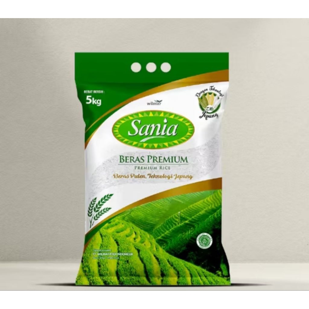 

BERAS SANIA 5KG PULEN,ENAK, MEKAR