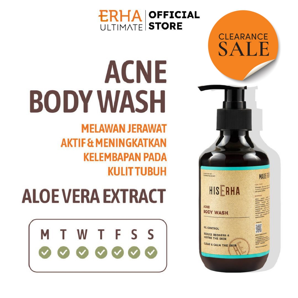 HISERHA Acne Body Wash 250ml