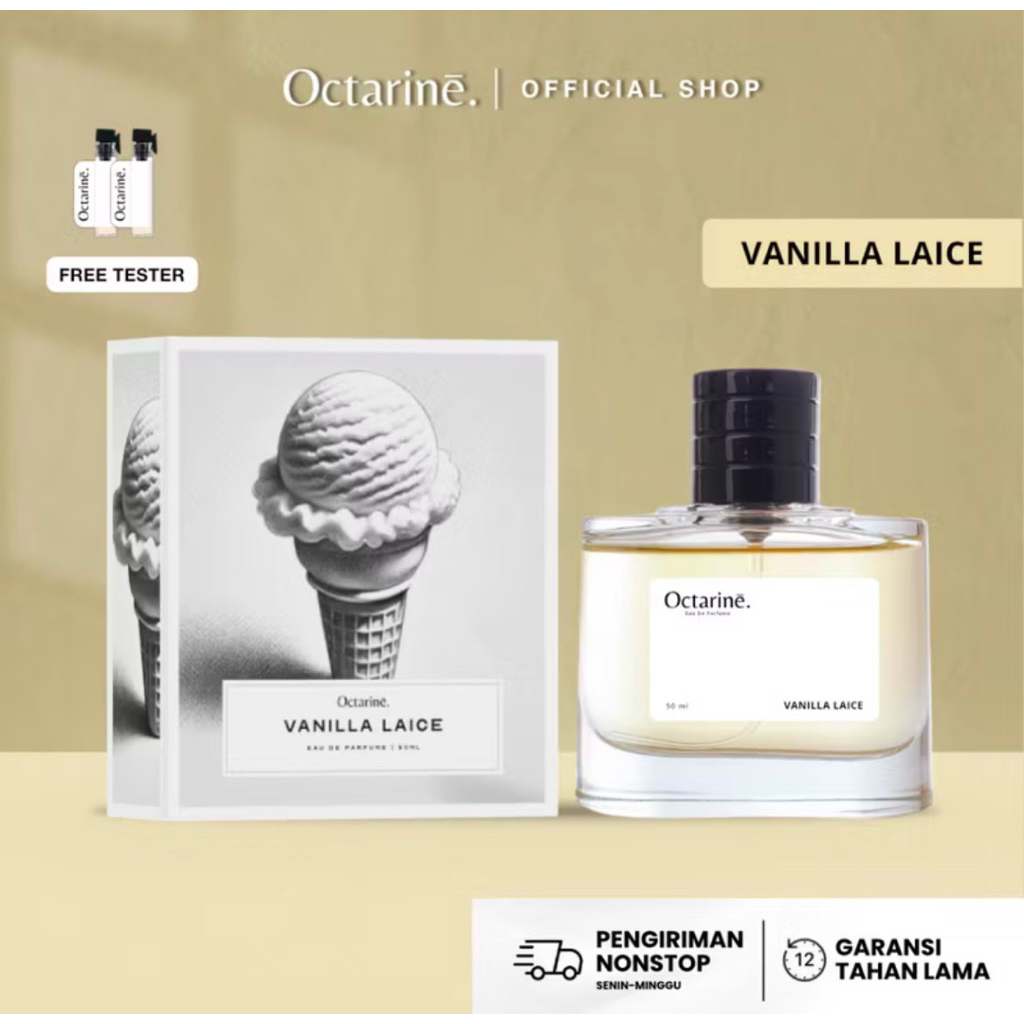 OCTARINE - Vanilla laice parfum unisex aroma vanilla powdery