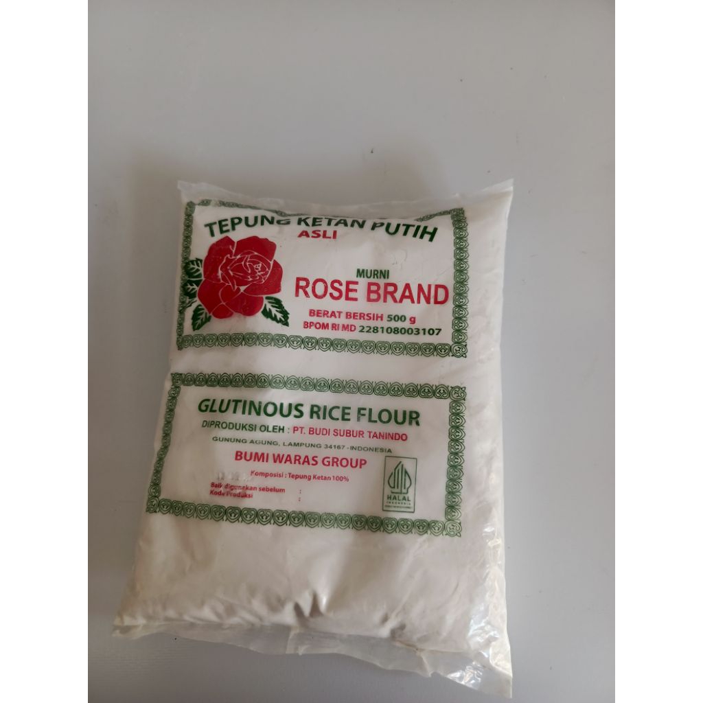 

Tepung ketan rose brand 500gram