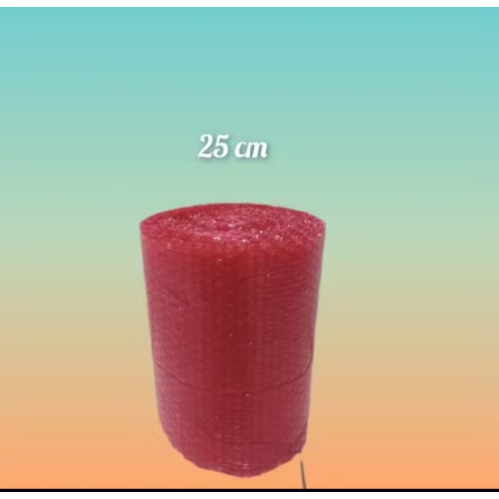 

BUBBLE WRAP ROLL MERAH TEBAL PREMIUM/PLASTIK BUBBLE WRAP PACKING GELEMBUNG