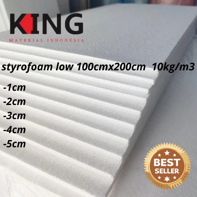 

Styrofoam 2cm low 100cmx200cm