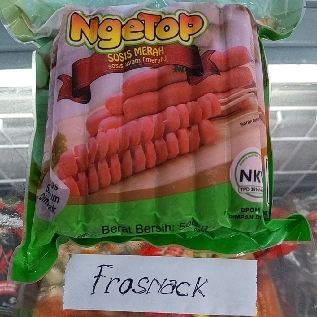 Sosis ayam sosis merah ngetop 500g
