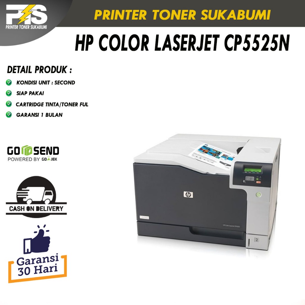 PRINTER HP COLOR LASERJET ENTREPRISE CP5525N A3 WARNA