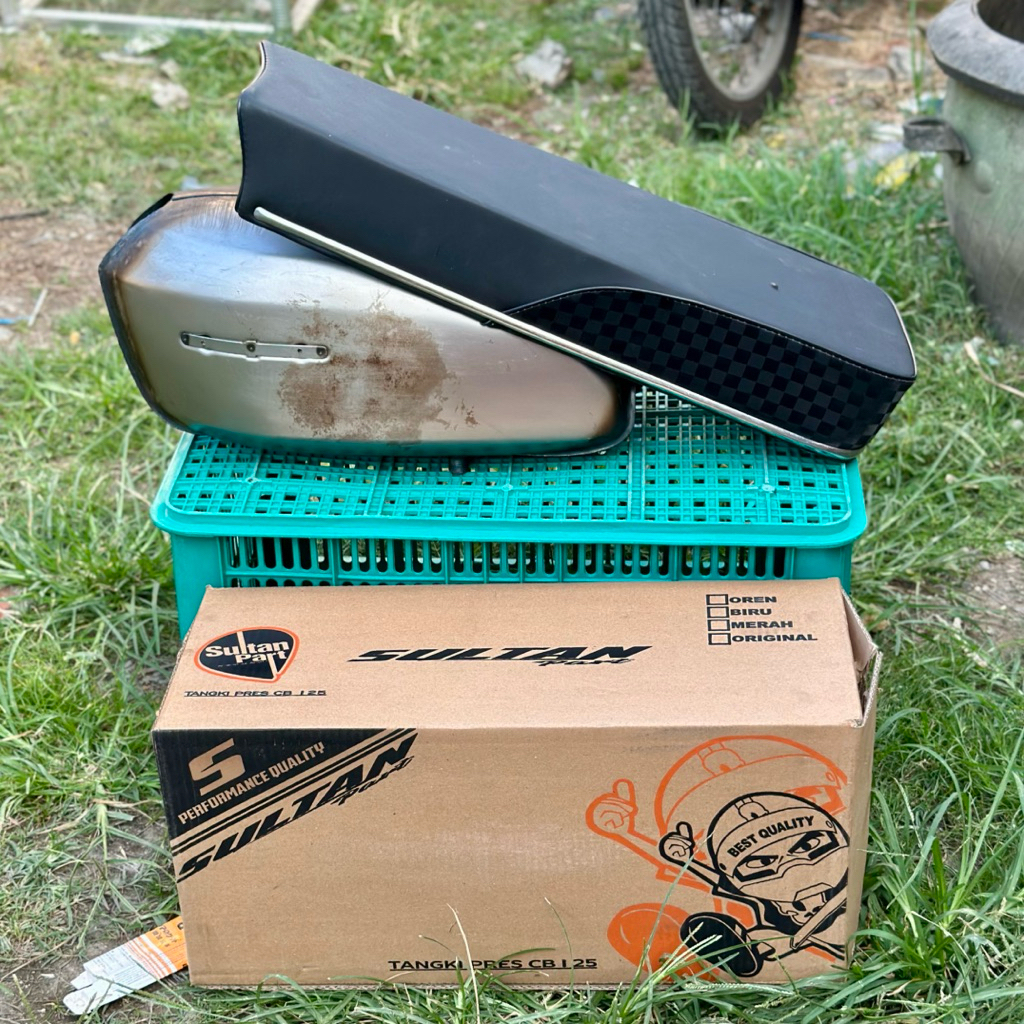 PAKET TANGKI CB125 SULTAN PART SET JOK 9CM