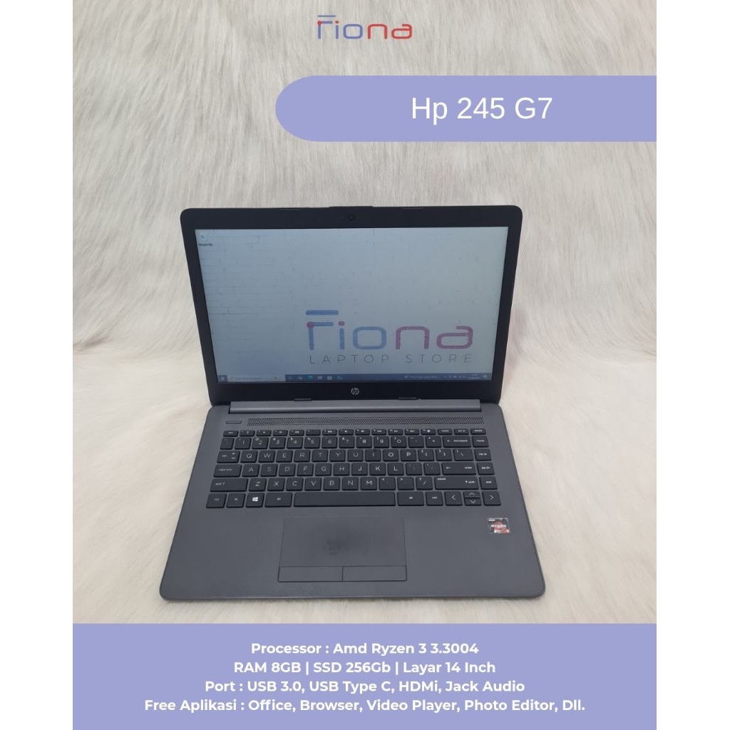 HP 245G7| Amd Ryzen 3.3004| Ram 8Gb| Ssd 256Gb