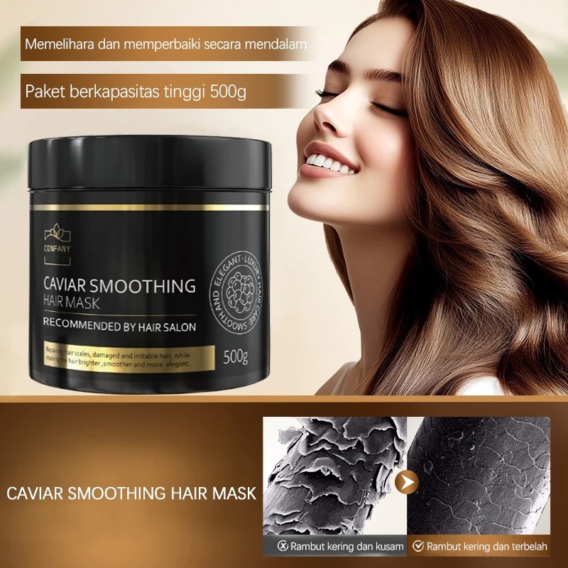 Masker rambut keratin Hair mask Keratin hair treatment Keratin rambut rusak dan kering Cream pelurus