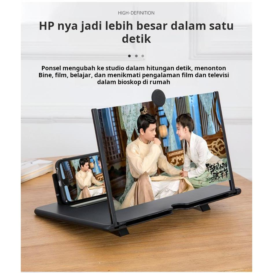 LAYAR PEMBESAR KACA HP / PEMBESAR LAYAR HP ORIGINAL / KACA PEMBESAR HP/ PONSEL UNTUK MENONTON / PEMB