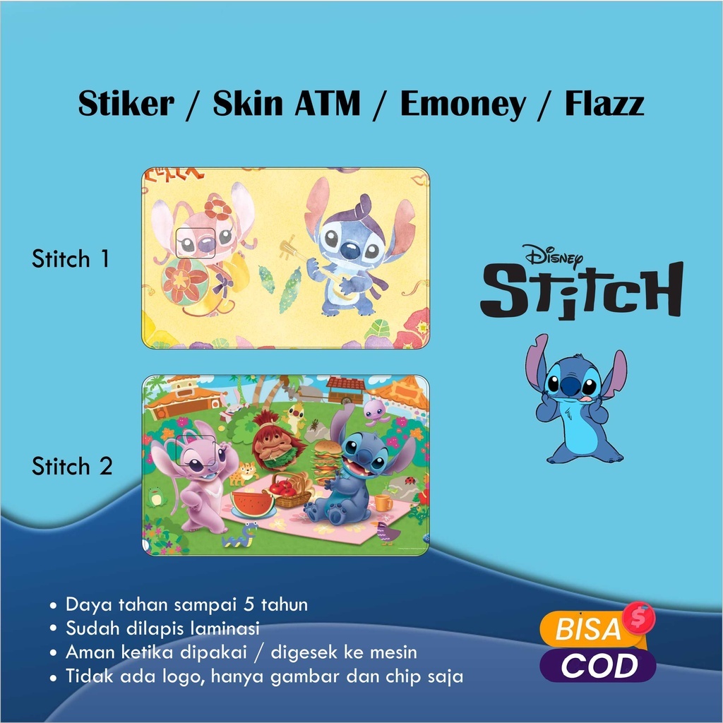 

Stiker / Garskin / Skin ATM / Garskin / Skin Kartu Stitch