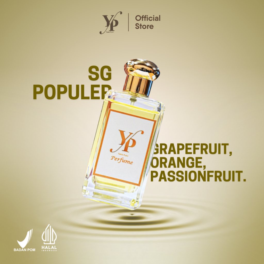 Parfum Yp Sg Populer Unisex Bpom Tahan Lama Aroma Fresh Sweet Elegant