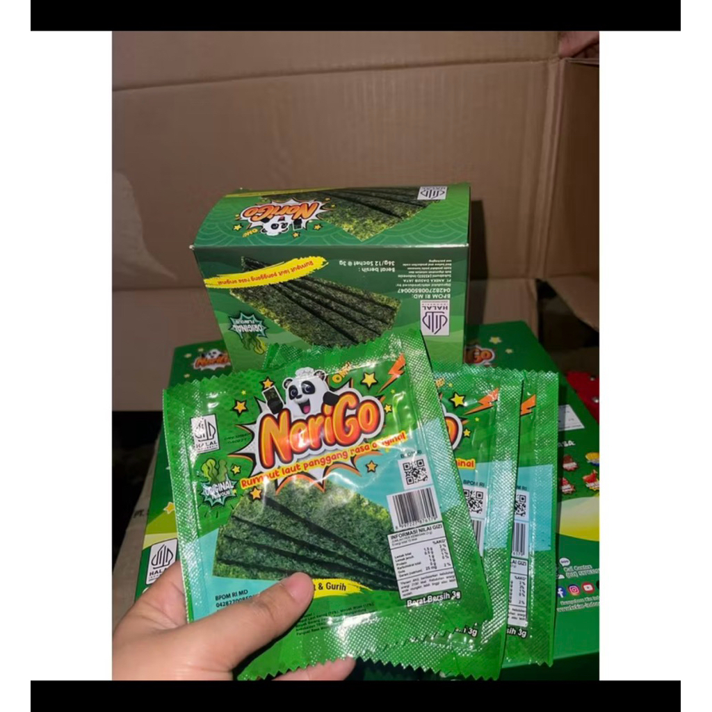 

Norigo Rumput laut panggang isi 12pcs