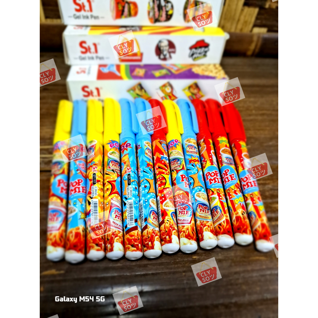 

Pulpen Gel ST.1 0.38 mm Motif Brand Stationery