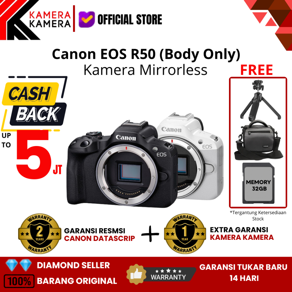 Canon EOS R50 Body Only Mirrorless Camera Canon EOS R 50
