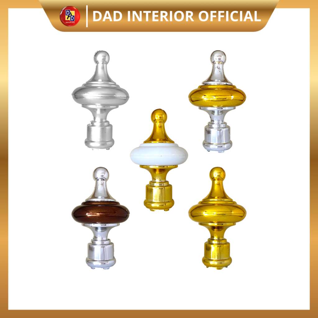 End Cup Rolet Gorden Aksesori Gorden Tutup Rel Gorden