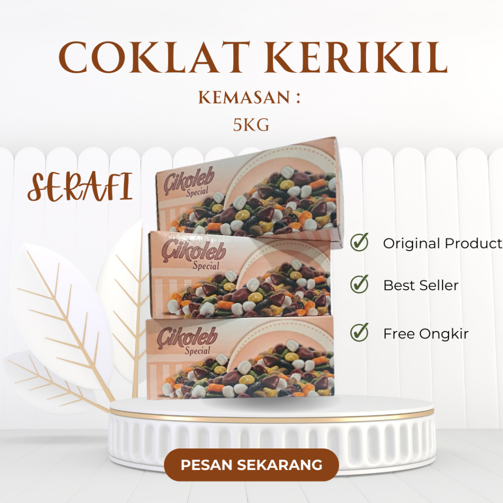 

COKLAT KERIKIL 5KG/COKLAT ASLI TURKI/OLEH OLEH HAJI DAN UMROH
