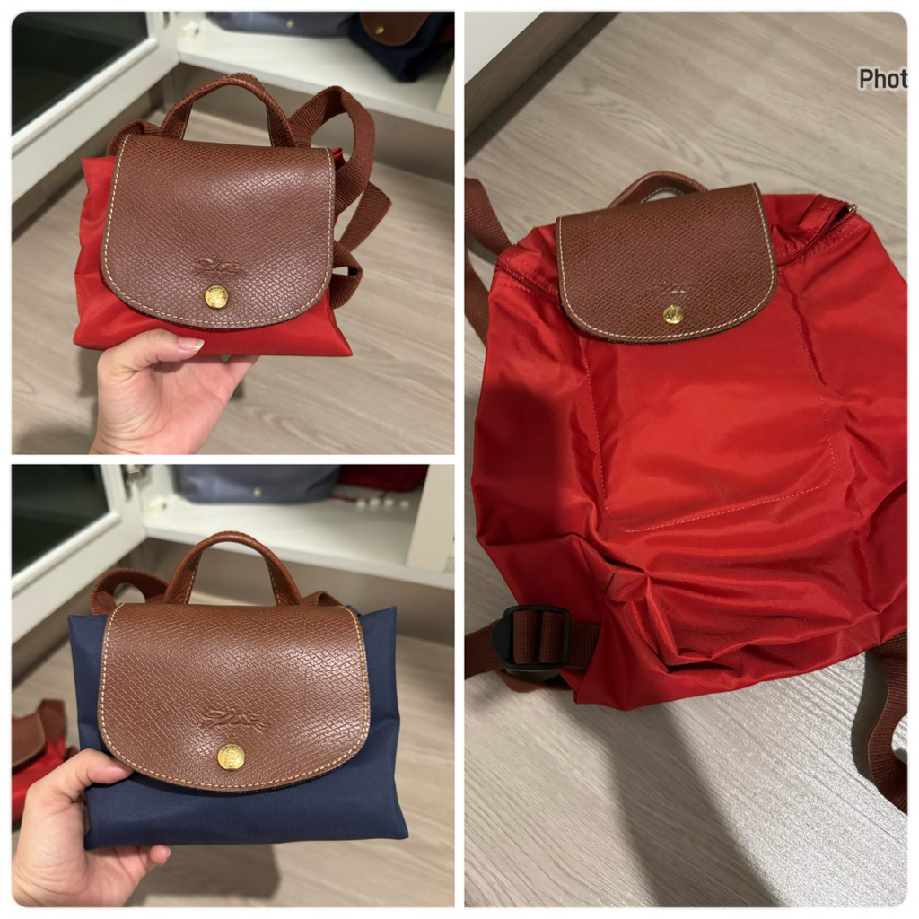 Preloved Longchamp Backpack / Long Champ Tas Ransel Original Ori