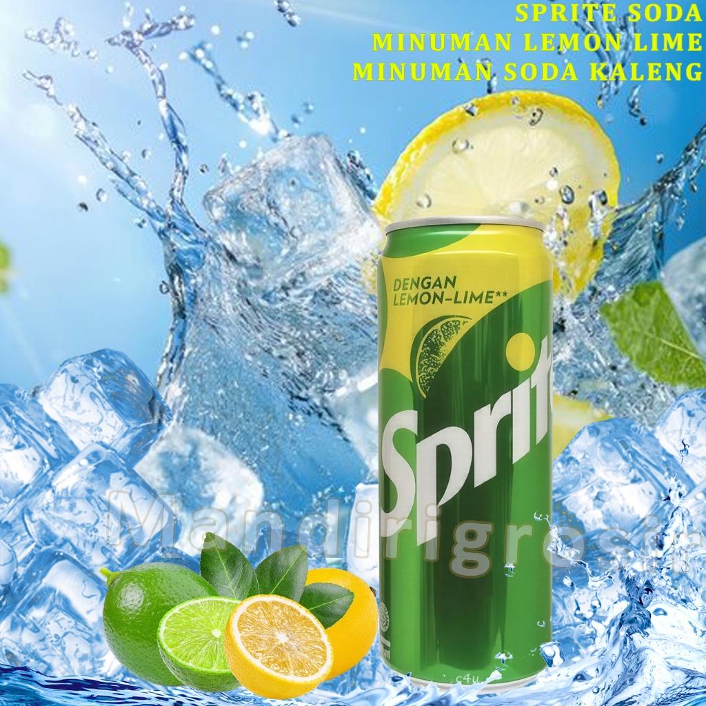 

Minuman Rasa Lemon Lime * Sprite * Minuman Bersoda Kaleng * 250ml