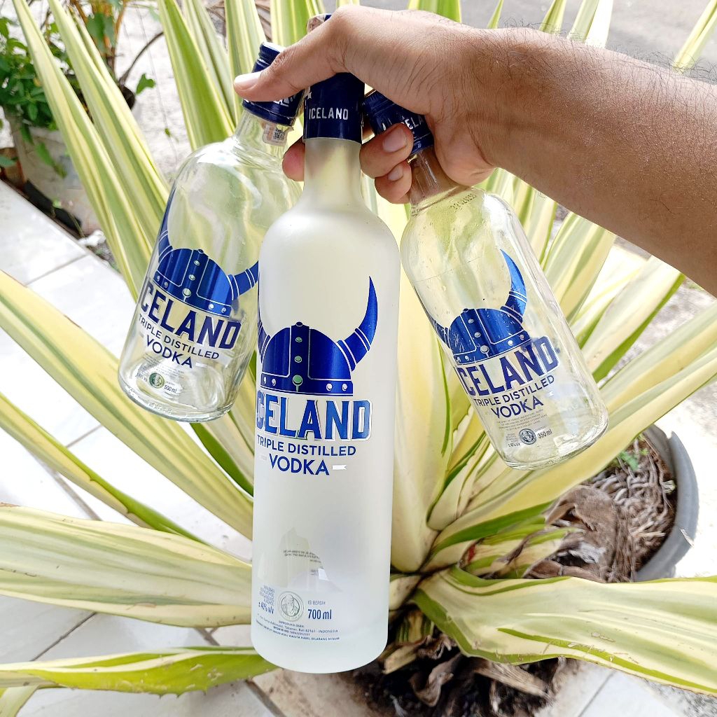 Botol iceland hiasan botol bir kaca iceland dekorasi