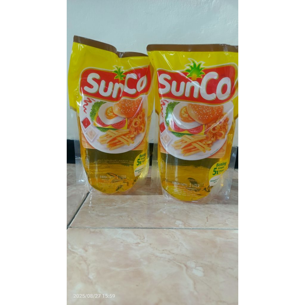 

(DAPAT 2PCS/2LITERAN) MINYAK GORENG SUNCO 2LITERAN JATIM MURAH / MINYAK SUNCO 2 LITER
