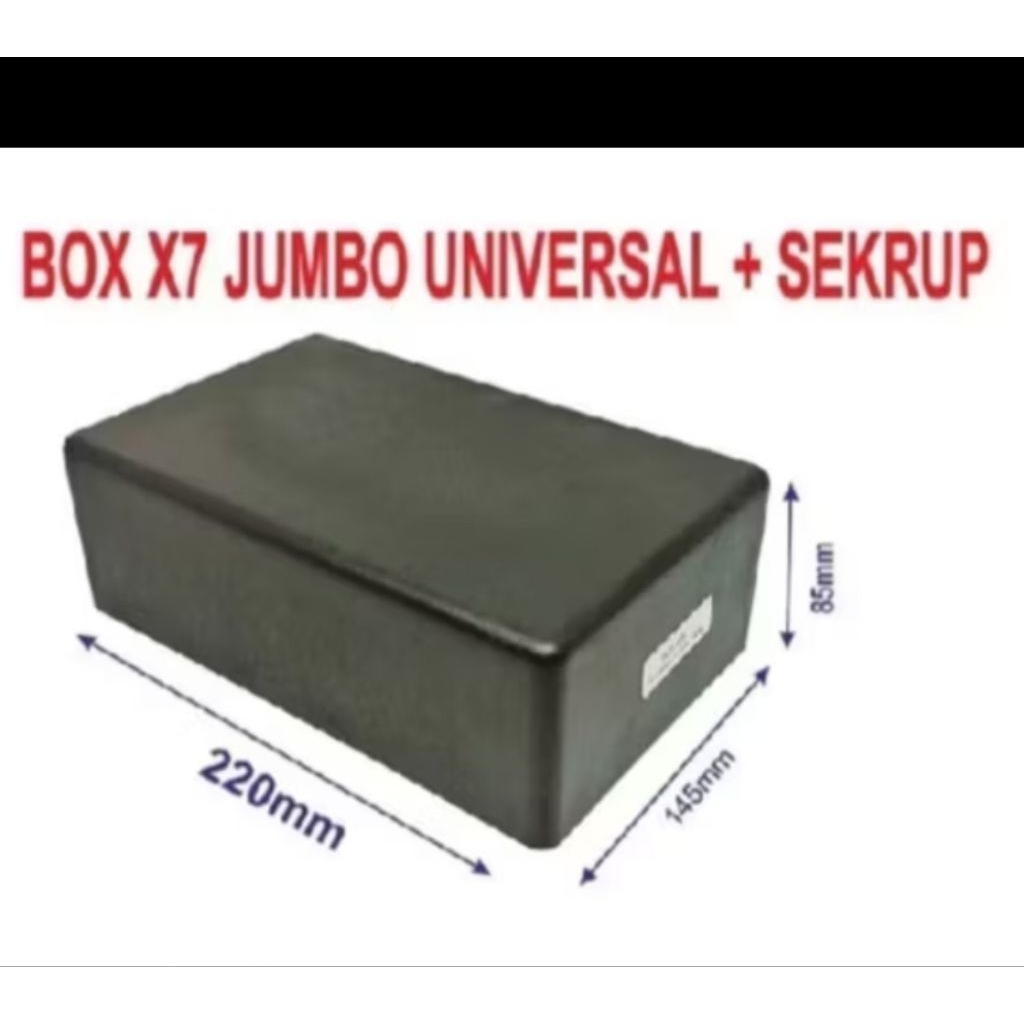rz0025 black box kotak hitam kosong untuk projek project elektronik elektronika universal casing diy