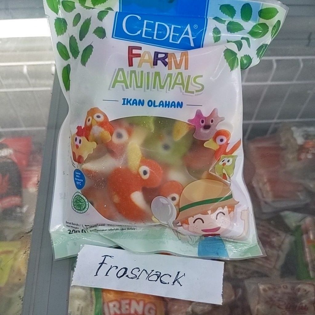 

cedea farm animals 200g ikan olahan