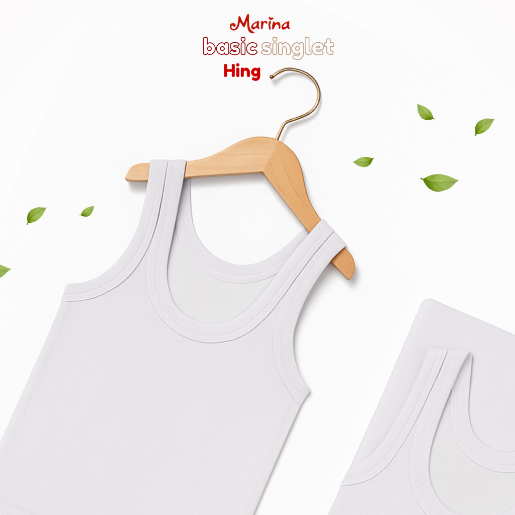[6Pcs] SINGLET KAOS DALAM ANAK/REMAJA/DEWASA MURAH HING MARINA CEWEK/COWOK