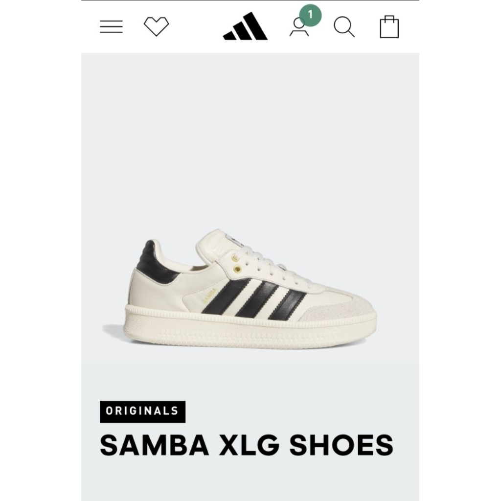 Adidas Samba XLG Shoes - White