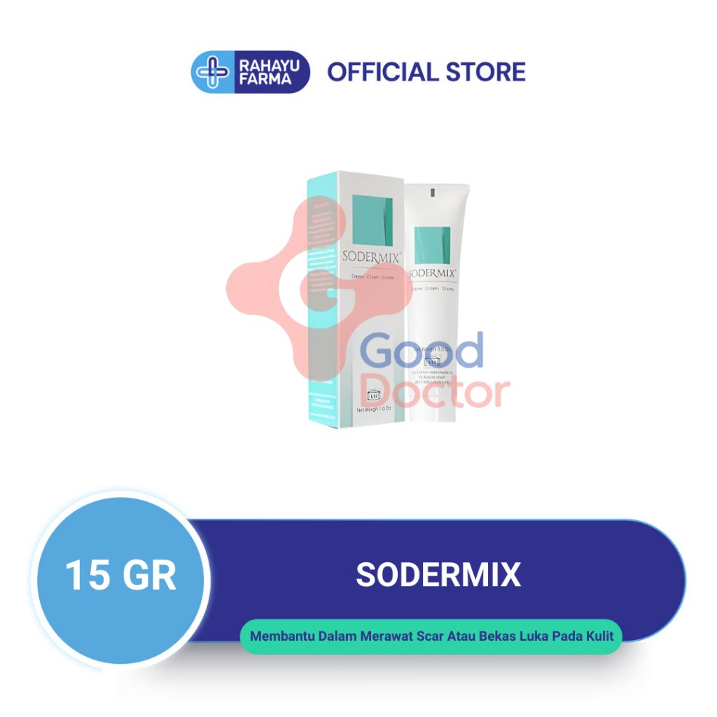 SODERMIX – Sodermix Cream, krim perawatan kulit untuk bekas luka & keloid.