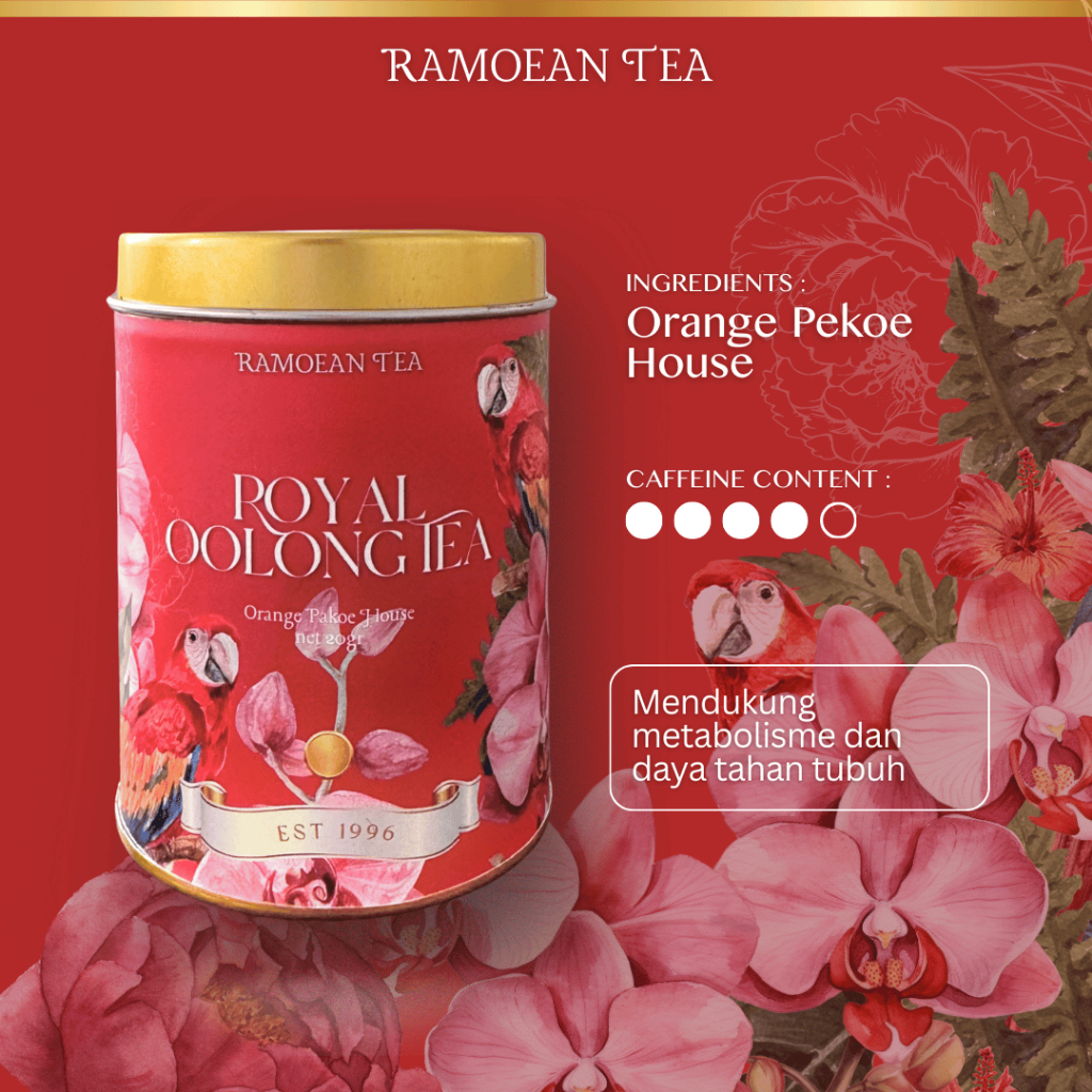 

Royal Oolong Tea Orange Pekoe House - Teh Oolong - Ramoean Tea