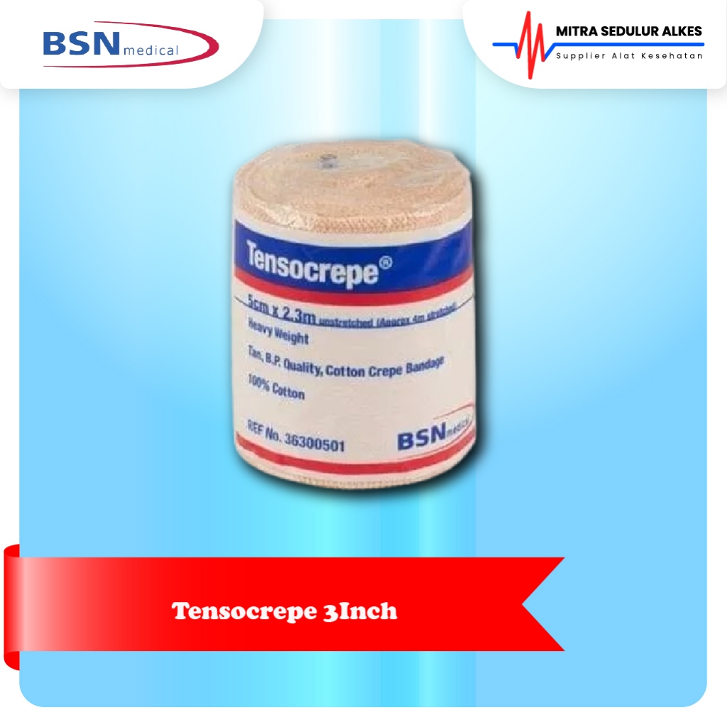 Tensocrepe 3 inch (7.5 cm x 4.5 m) BSN Elastic Bandage