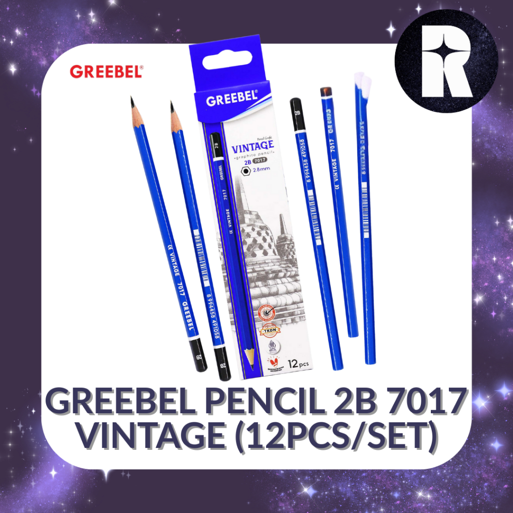 

GREEBEL PENCIL 2B 7017 VINTAGE / PENSIL CASE (PCS)