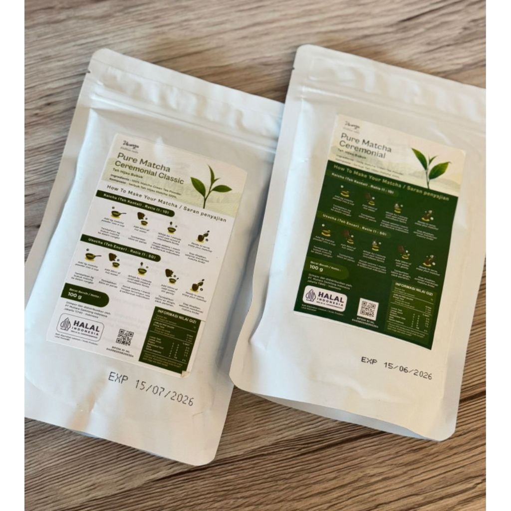 

PURE MATCHA CEREMONIAL - SERBUK TEH HIJAU MATCHA 100%