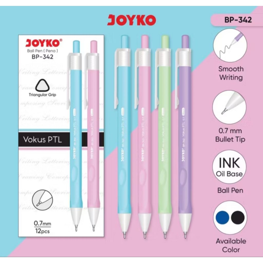 

BULPOINT/BULPEN JOYKO BP-342 VOKUS PTL 0,7MM (12 BIJI)