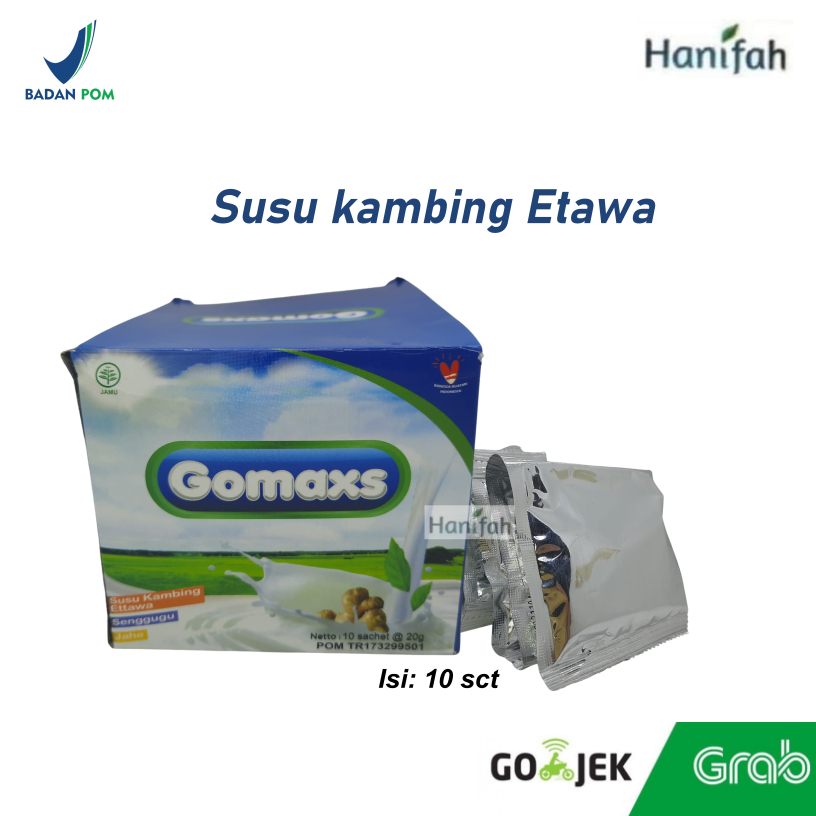 

Gomaxs Susu Kambing Etawa 10Sachet