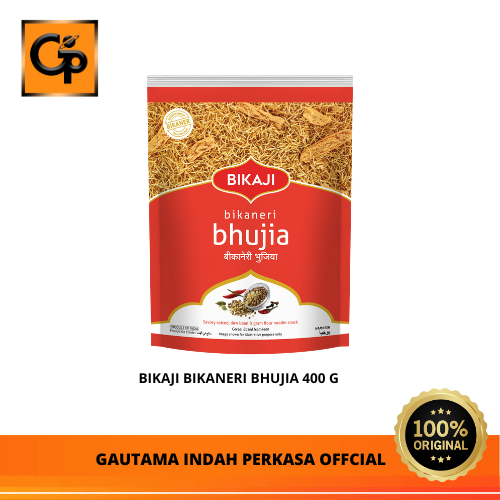 

Cemilan Kacang Khas India Bikaji Bikaneri Bhujia 400g