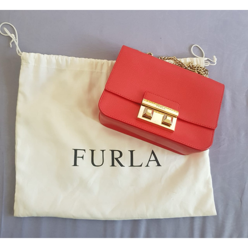 Furla Metropolis Mini Red ORIGINAL preloved