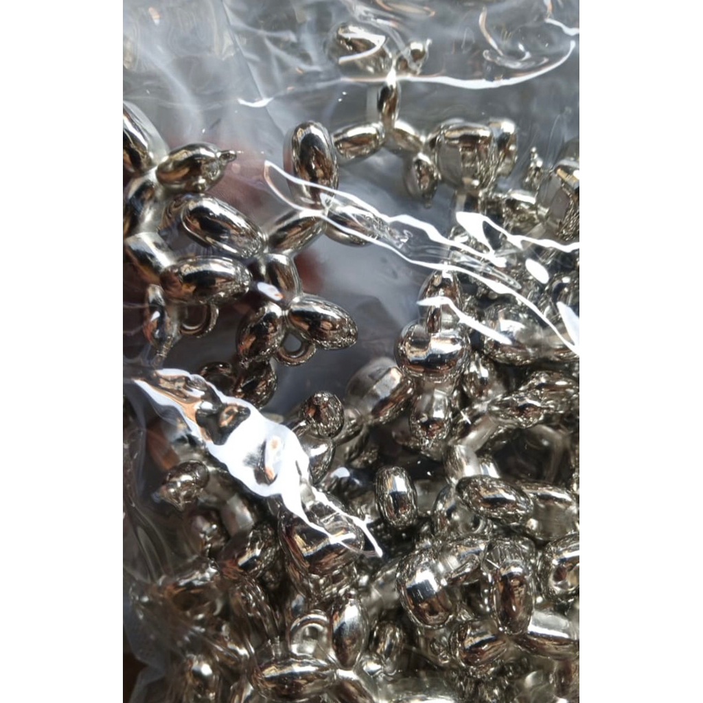 manik Poodle silver gantung ukuran kecil per pon puddle / anjing ccb