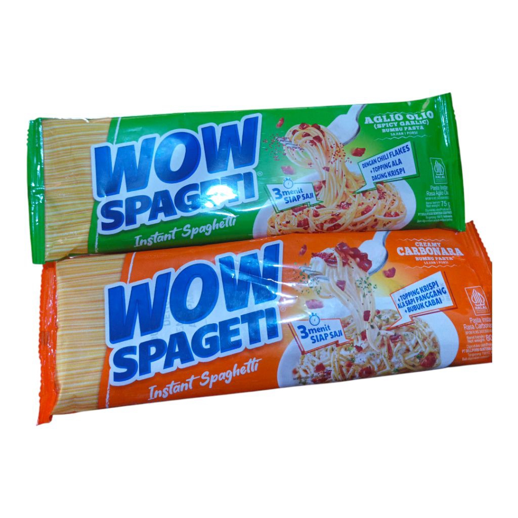 

mie WOW spageti 1pcs mie instan spageti carbonara