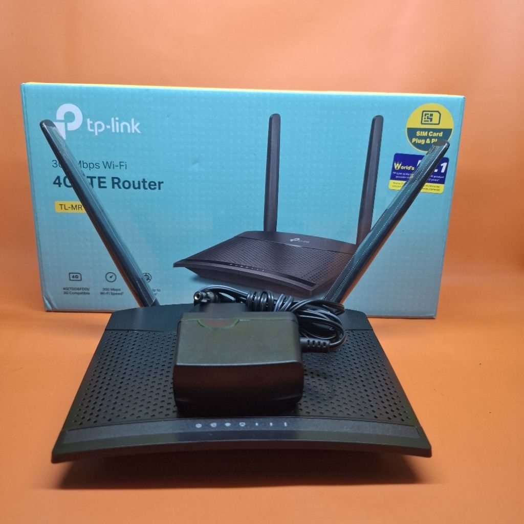 Like New Seperti Baru Modem TP-LINK 4G All Operator TLM100 Router WiFi Bisa Semua Kartu Simcard