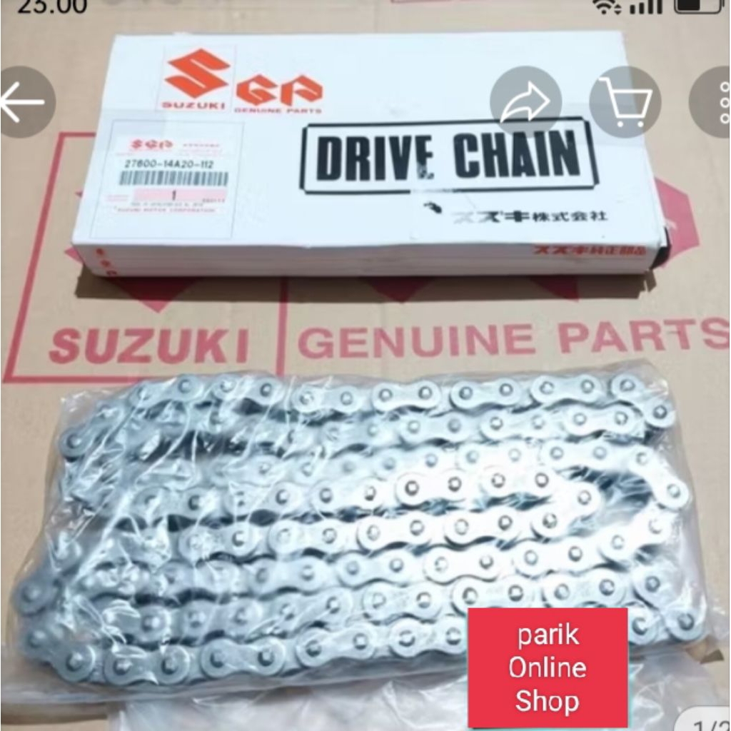 Rantai Roda Suzuki DR 200 Made In Japan