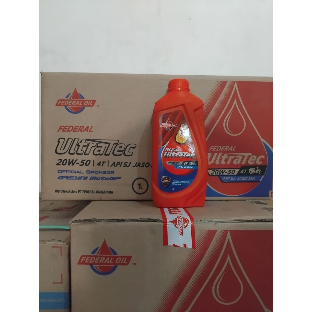 OLI FEDERAL ULTRATEC 1L 20W-50 PER DUS ISI 24 BOTOL