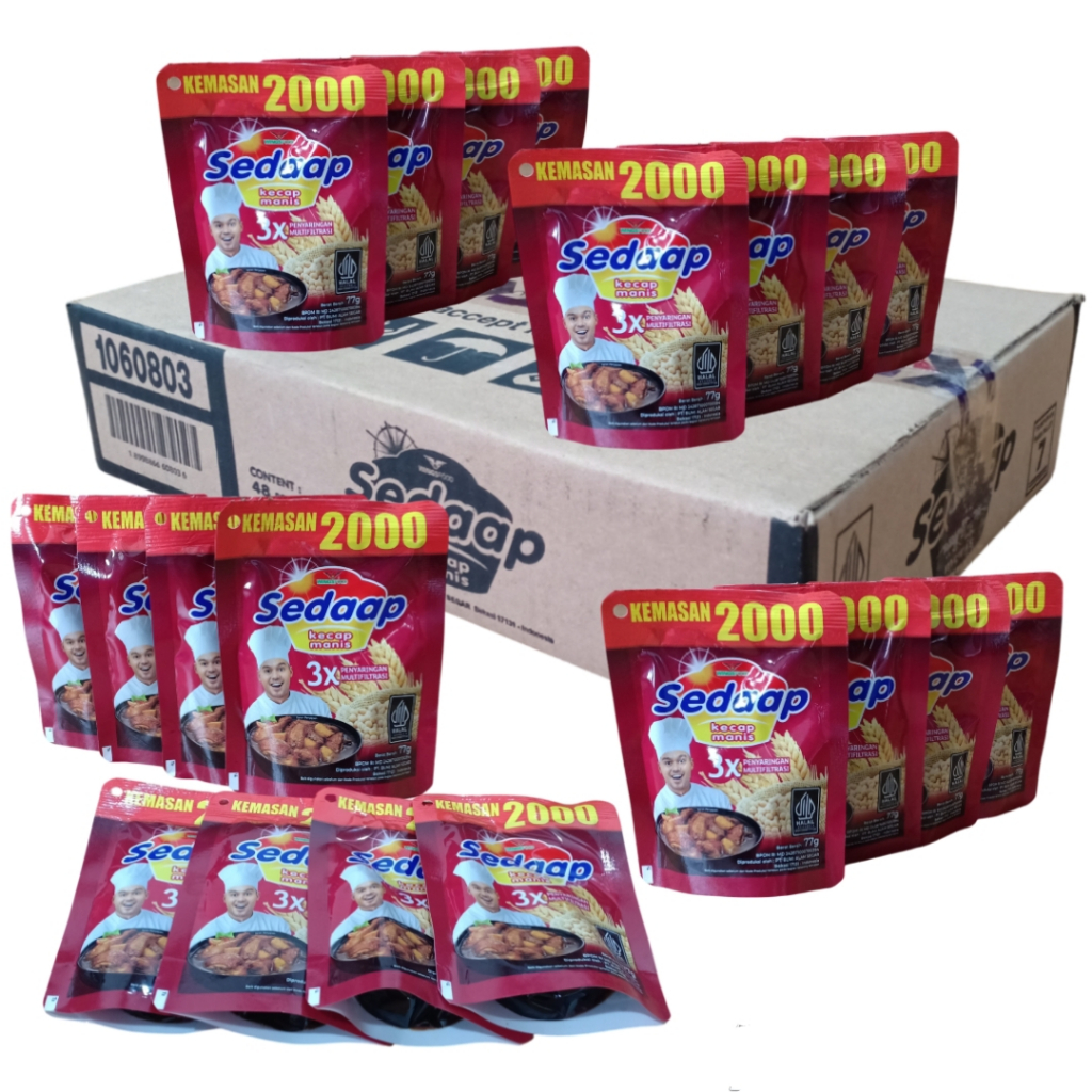 

Kecap Sedap 2000an 1 Dus 77g Isi 48 Pcs - Kecap Sedaap