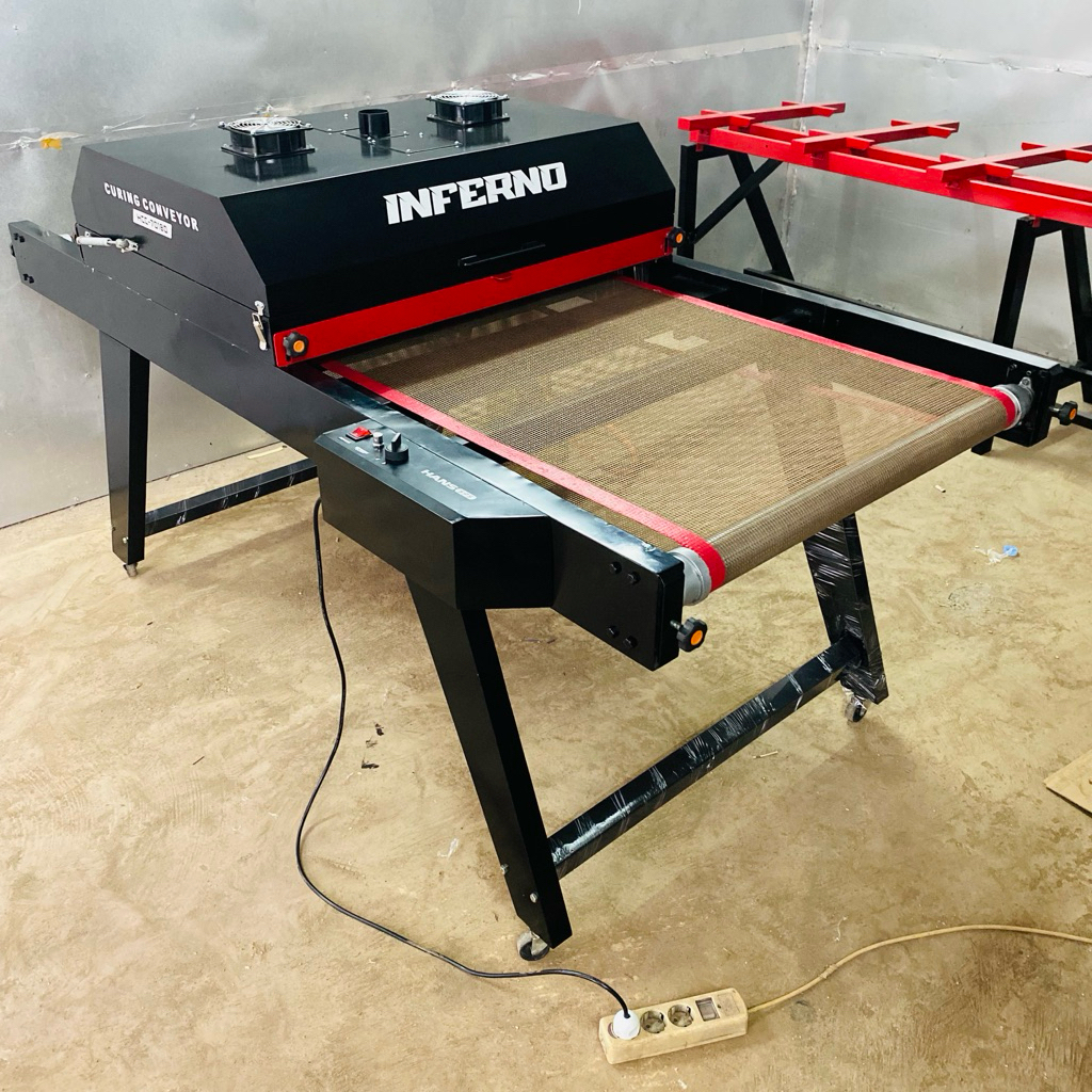 INFERNO CURING CONVEYOR LISTRIK/GAS MESH 70cm