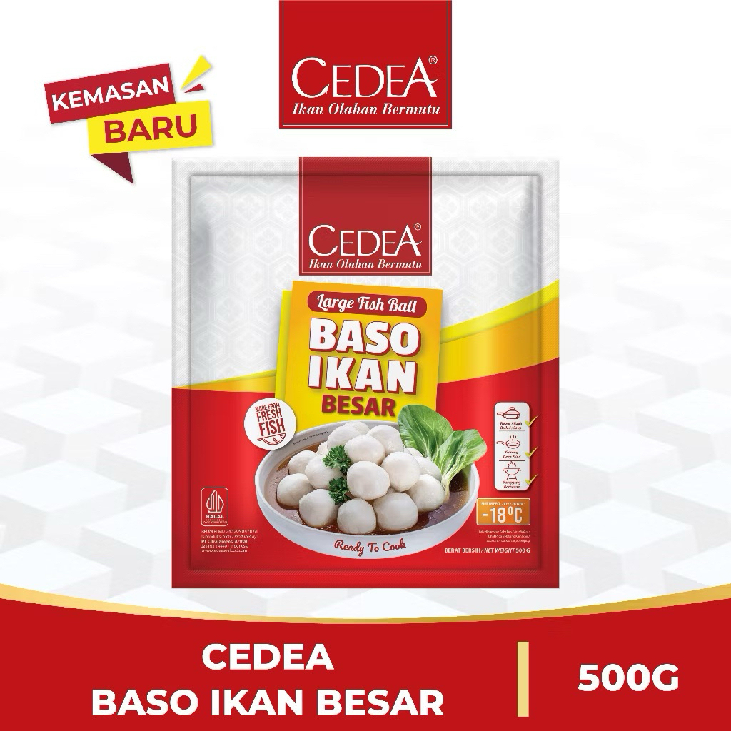 

Cedea Baso Ikan 500g / Bakso Ikan (KHUSUS SUMBAR)